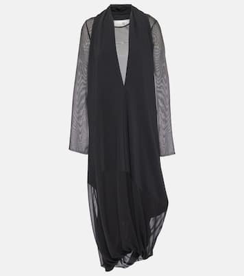 Abito midi drappeggiato | MM6 Maison Margiela