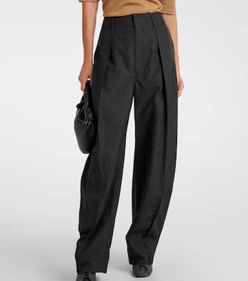 Weite Hose aus Twill | Lemaire