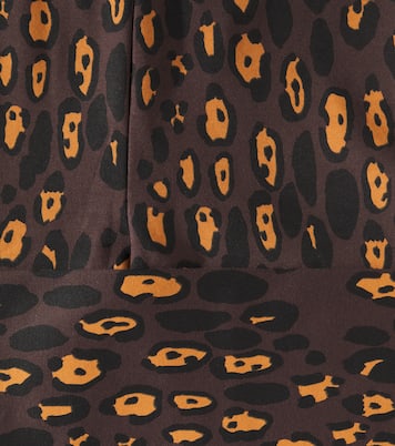 Leggings Leopard de mezcla de algodón | Mini Rodini