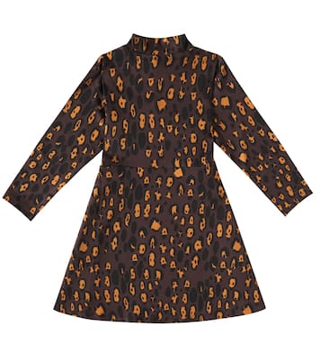 Kleid Leopard aus einem Baumwollgemisch | Mini Rodini