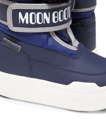 بوت ثلج مقلم بفرو صناعي Junior Park Strap | Moon Boot Kids