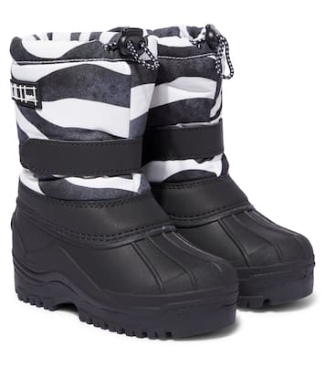 Driven zebra-print snow boots | Molo