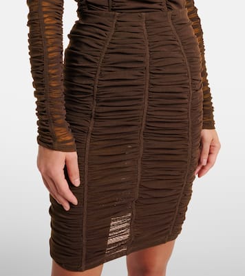 Mini-jupe à taille haute | The Attico