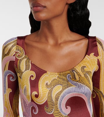 x Etro printed bodysuit | Wolford