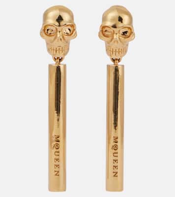 Skull bar earrings | McQueen