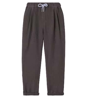 Linen tapered pants | Brunello Cucinelli Kids