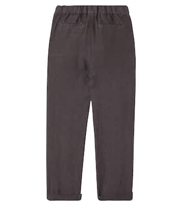 Linen tapered pants | Brunello Cucinelli Kids