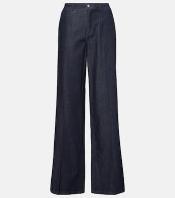 Jeans a gamba larga e vita alta | Dolce&Gabbana