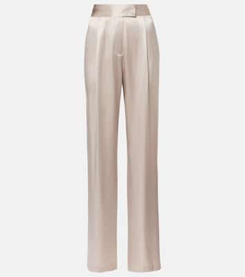 Pantalon ample en satin de soie | The Sei