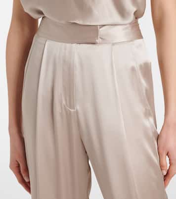 Pantalon ample en satin de soie | The Sei