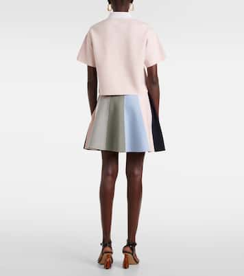Polo de cachemir y algodón cropped | JW Anderson