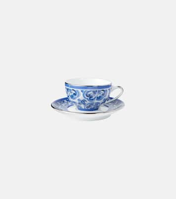 Set Blu Mediterraneo aus Espressotasse und Untertasse | Dolce&Gabbana Casa