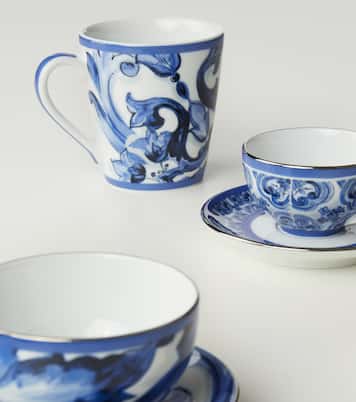 Set Blu Mediterraneo aus Espressotasse und Untertasse | Dolce&Gabbana Casa