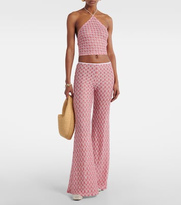 Lamé lace flared pants | Missoni
