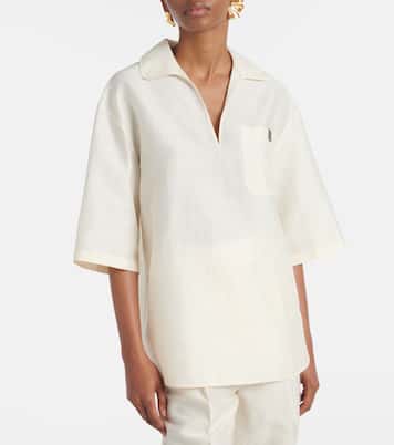 Polo Osiride in misto lino e seta | Max Mara