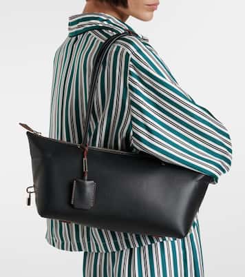 Sac Holdall Small en cuir | Max Mara