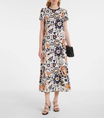 Sporty Swing cotton jersey midi dress | La DoubleJ