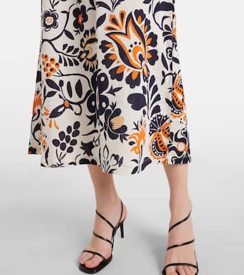 Sporty Swing cotton jersey midi dress | La DoubleJ