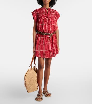 Robe Leazali imprimée en coton | Marant Etoile