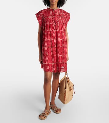 Robe Leazali imprimée en coton | Marant Etoile