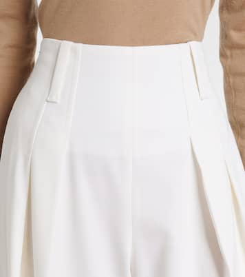 Weite Hose aus einem Wollgemisch | Victoria Beckham