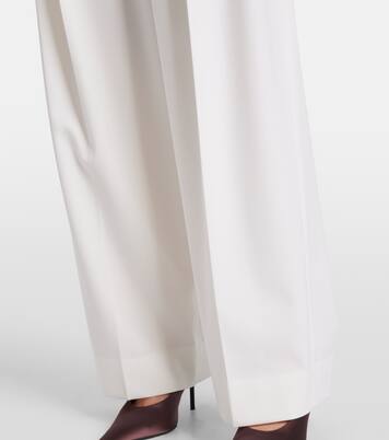Weite Hose aus einem Wollgemisch | Victoria Beckham