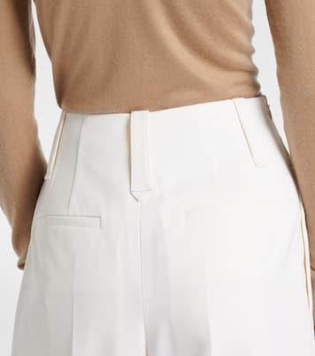 Weite Hose aus einem Wollgemisch | Victoria Beckham