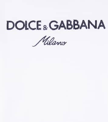 Camiseta de jersey de algodón con logo | Dolce&Gabbana Kids