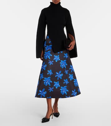 Tamilla floral midi skirt | Emilia Wickstead