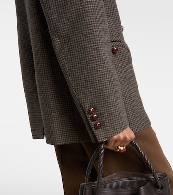 Nightbreak double-breasted wool-blend blazer | Blazé Milano