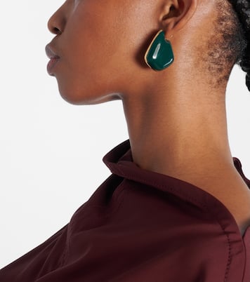 Boucles d’oreilles Fin Small en argent sterling | Bottega Veneta