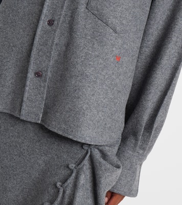 Wool and cashmere shirt | Victoria Beckham