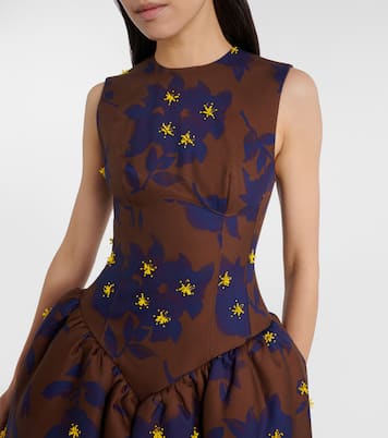 Bedrucktes Midikleid aus Baumwolle | Shushu/Tong