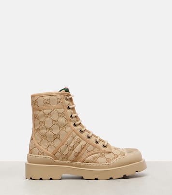 New Sherlin GG canvas ankle boots | Gucci