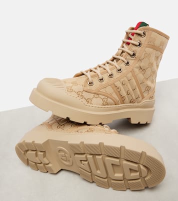 New Sherlin GG canvas ankle boots | Gucci