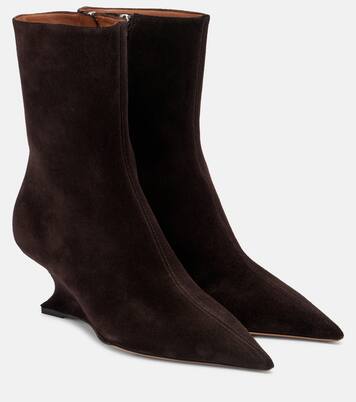 Nina 50 suede ankle boots | Paris Texas