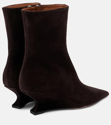 Nina 50 suede ankle boots | Paris Texas