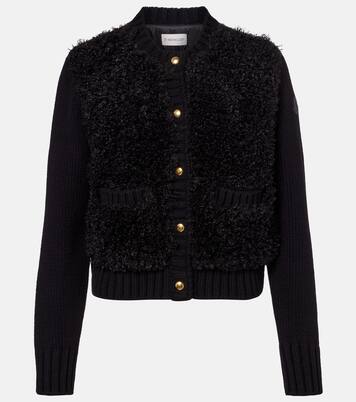 Cardigan matelassé en laine | Moncler