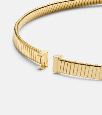 Collana Bvlgari Tubogas in oro 18kt con topazio e diamanti | Bvlgari