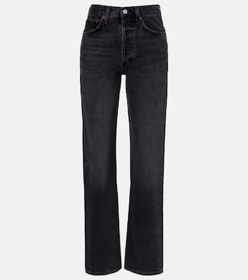 Kelly high-rise straight jeans | Agolde