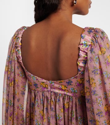 Robe en mousseline de soie et coton | Dolce&Gabbana