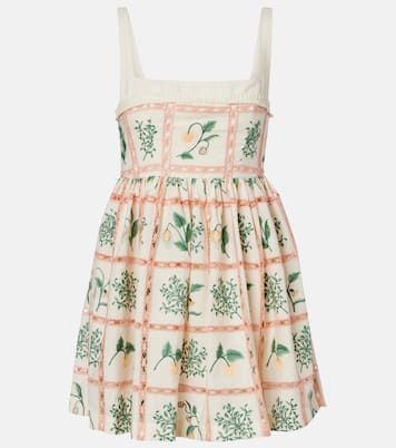 Besticktes Minikleid Barbara aus Baumwolle | Agua by Agua Bendita