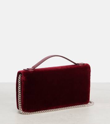 Schultertasche VLogo aus Samt | Valentino Garavani