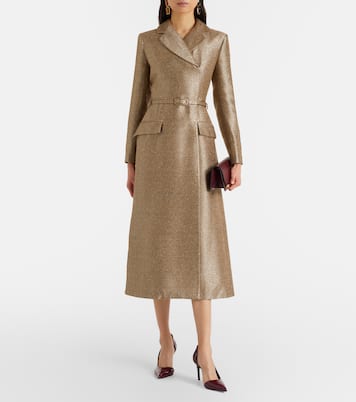 Kalonice belted sequined tweed maxi dress | Emilia Wickstead