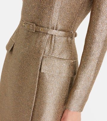 Kalonice belted sequined tweed maxi dress | Emilia Wickstead