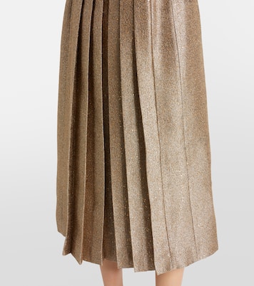 Kalonice belted sequined tweed maxi dress | Emilia Wickstead