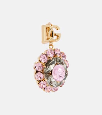 Re-Edition DG embellished clip-on earrings | Dolce&Gabbana