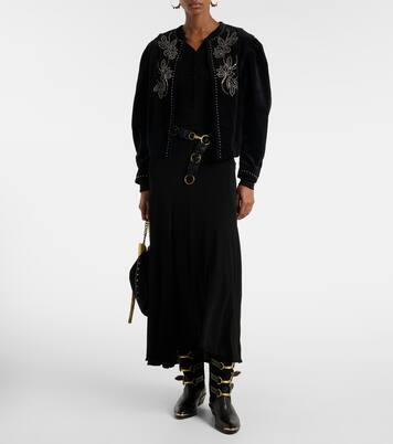 Chaqueta Pietra de algodón adornada | Isabel Marant