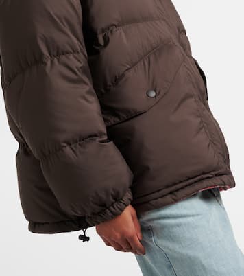 Wendbare Daunenjacke aus Schurwolle | Miu Miu