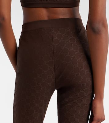 GG jersey jacquard leggings | Gucci